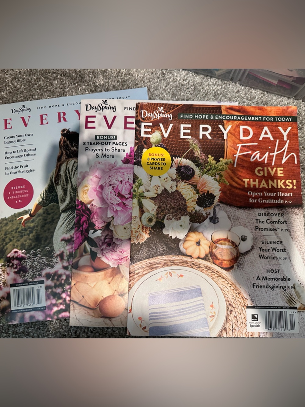 Dayspring Everyday Faith Magazine - (Set of 3)